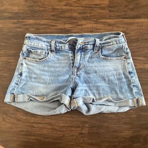 Old navy blue Jean shorts